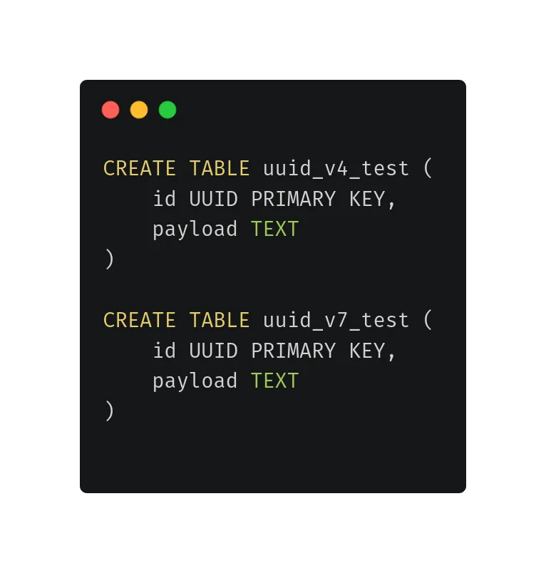Create Postgres tables