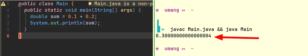 Quirky arithmetic in Java