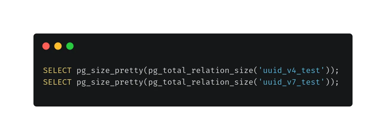Table size in postgres